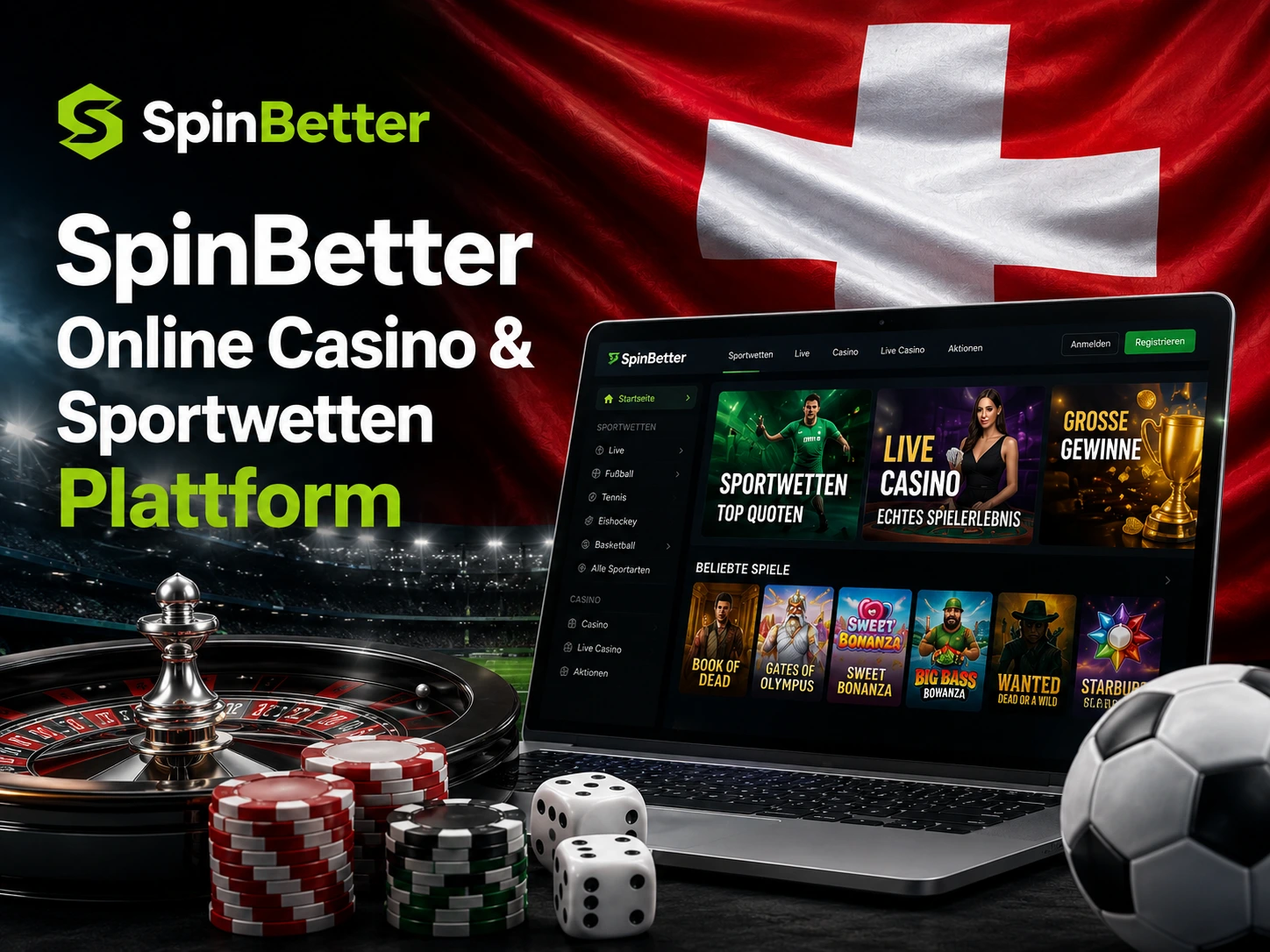 SpinBetter Online Casino & Sportwetten Plattform
