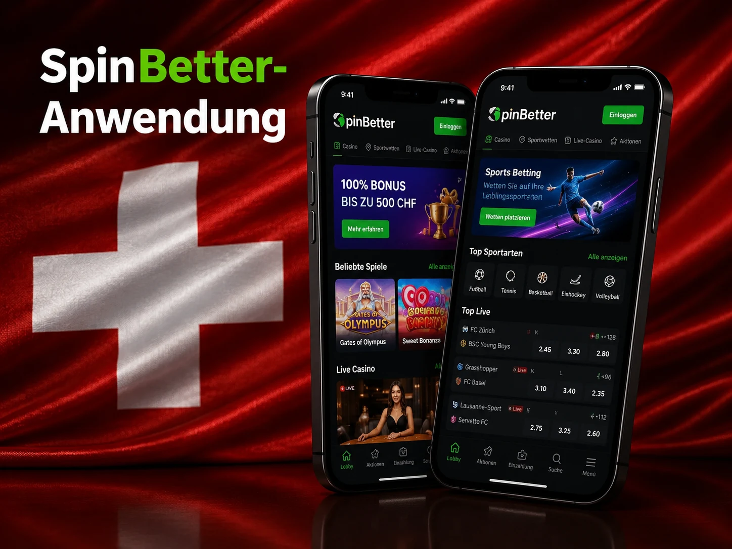 Spinbetter-Mobil-App